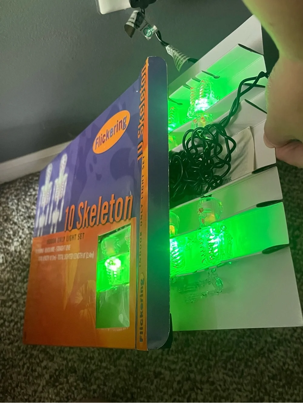 Skeleton & Pumpkin Decorative String Light set